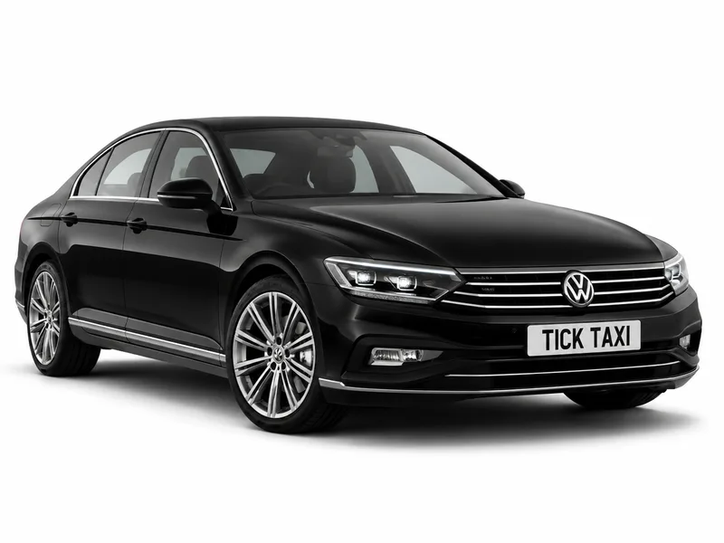 VW Passat saloon · black